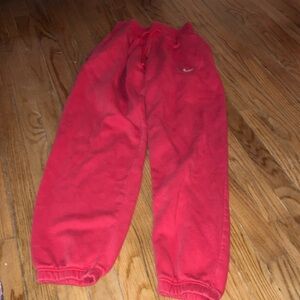 Nike Bright Red Joggers